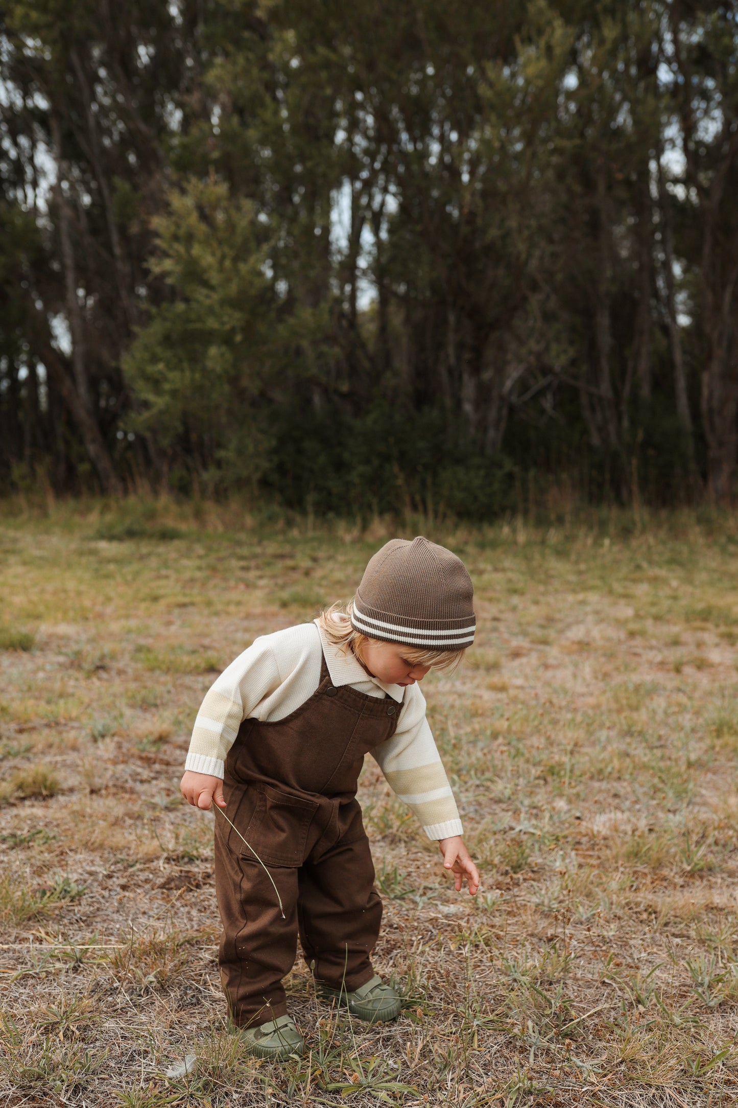 Everyday Organic Denim Overalls - Clay