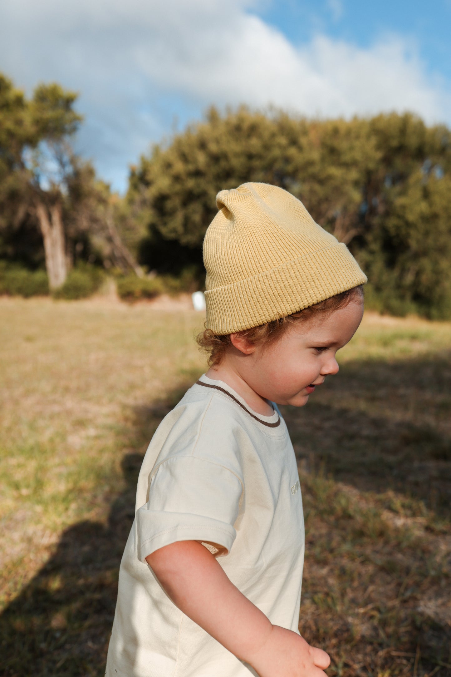 Knitted Pixie Beanie - Dusty Lime