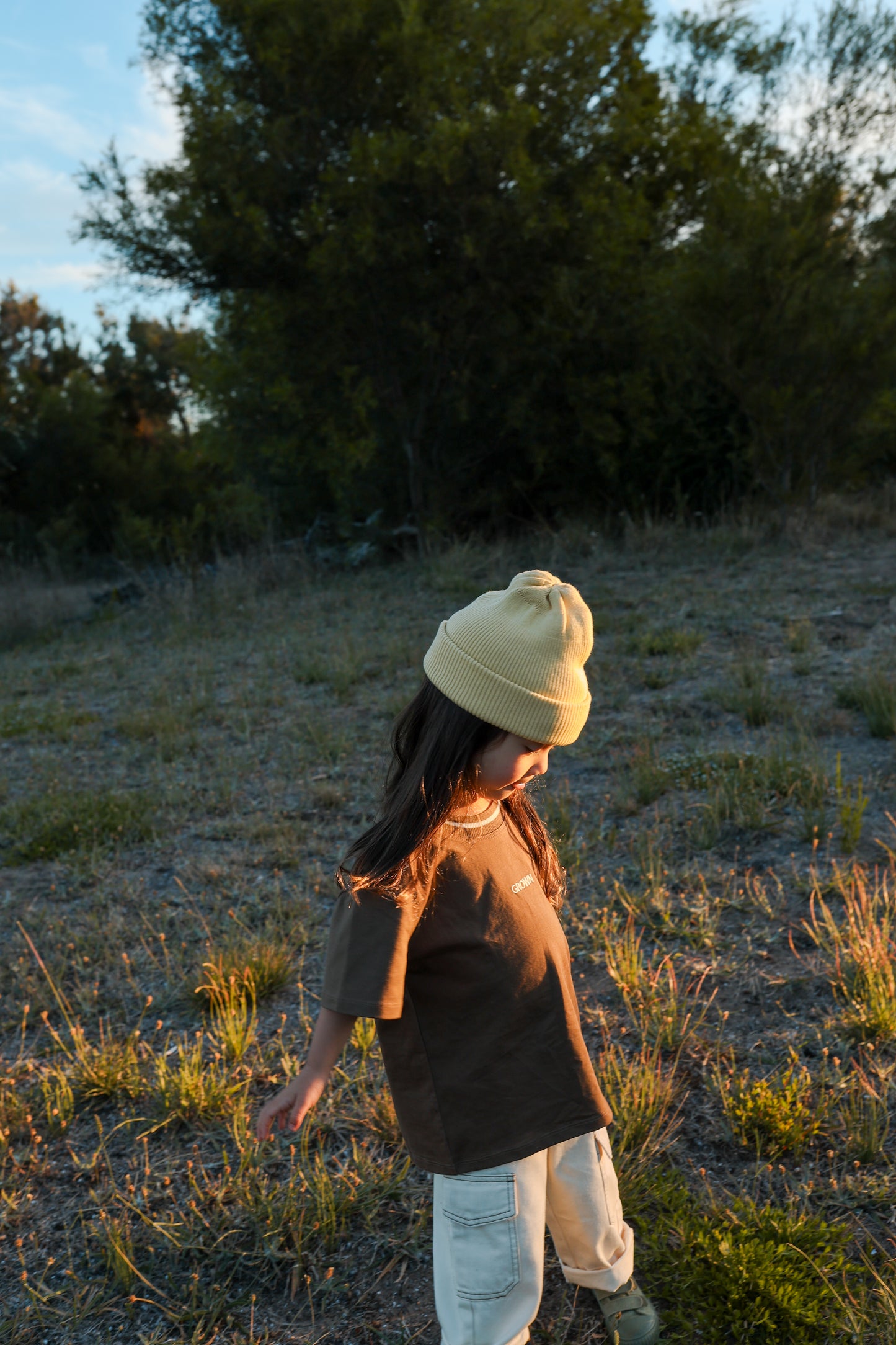 Knitted Pixie Beanie - Dusty Lime