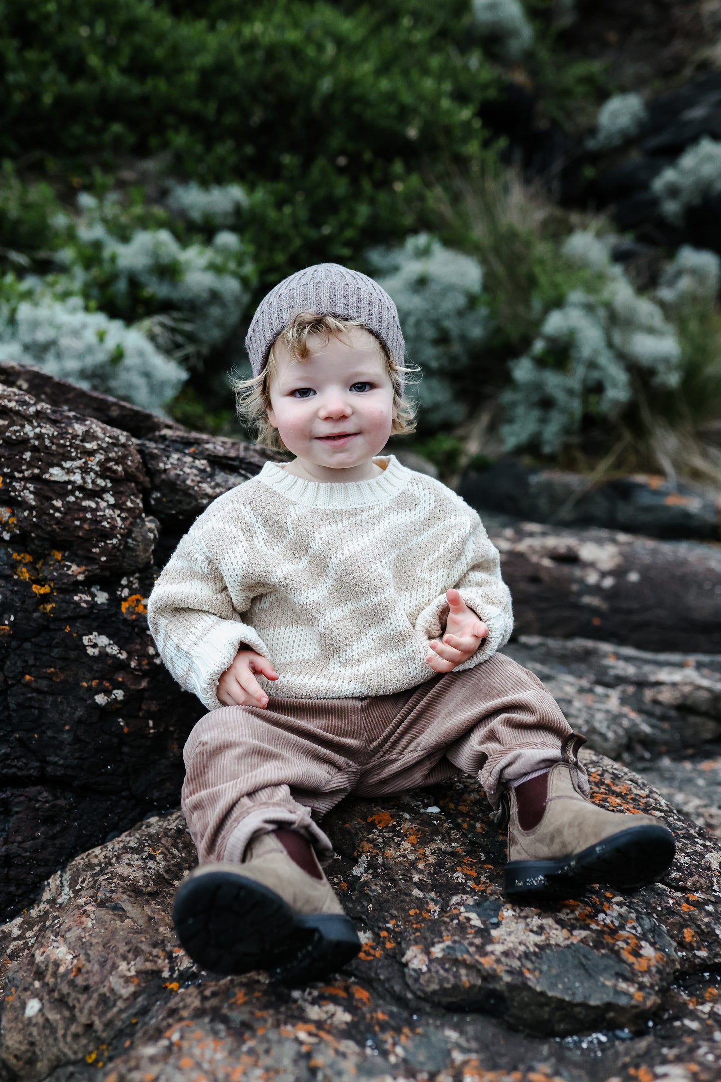 Speckled Pixie Beanie - Mushroom | SIZE XS LEFT