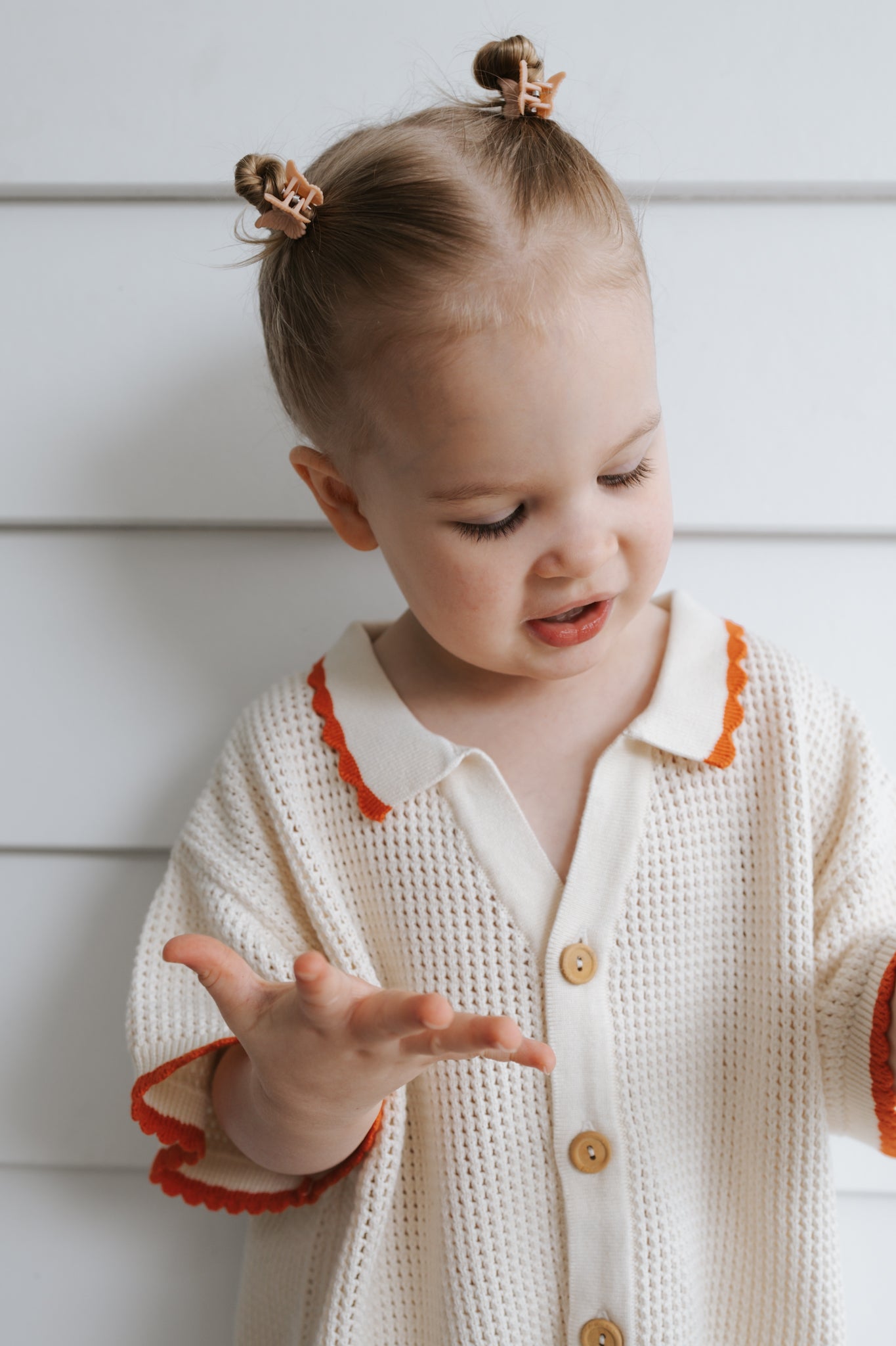 Knit Shirt - Scallop Crochet