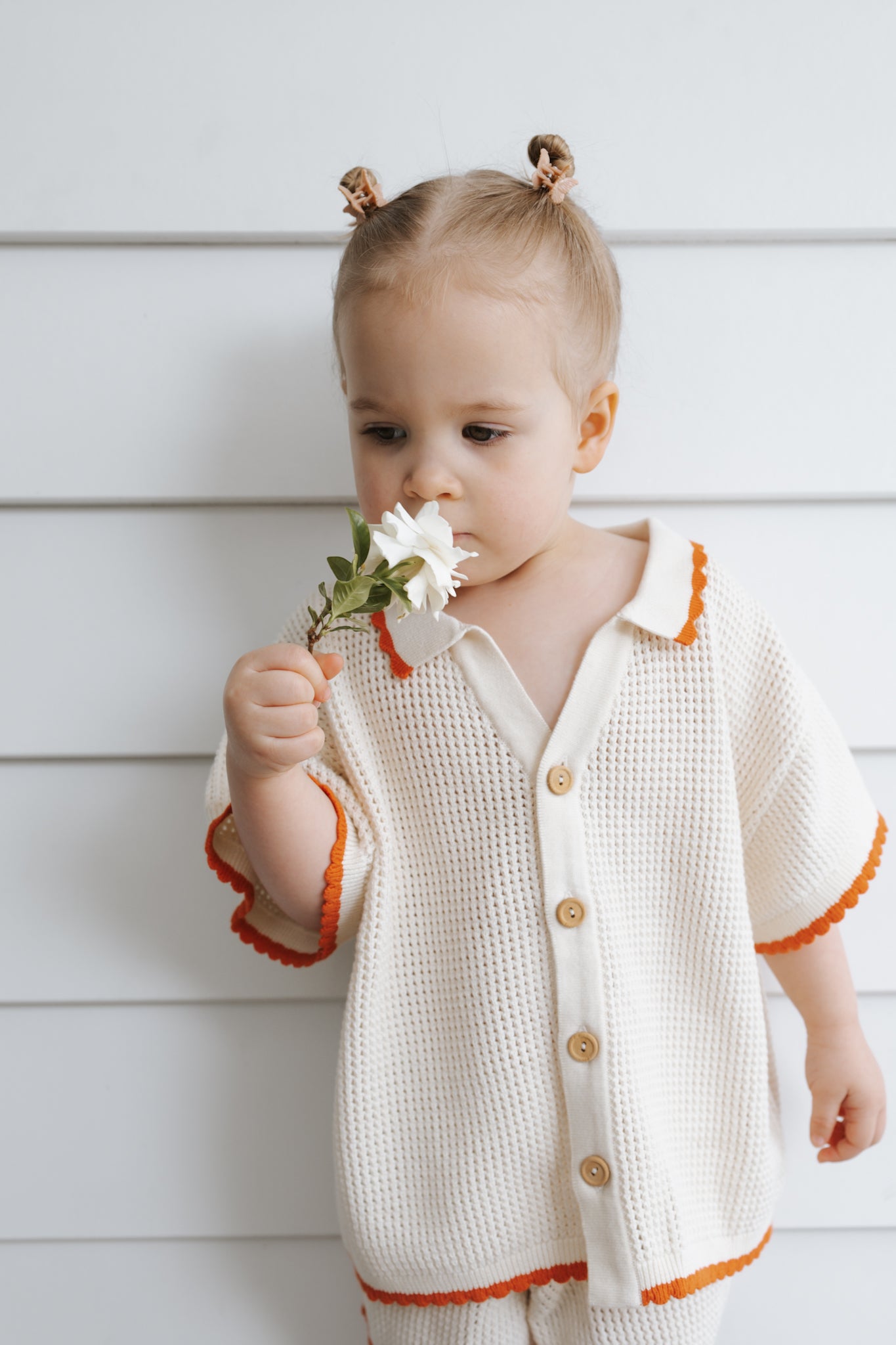 Knit Shirt - Scallop Crochet
