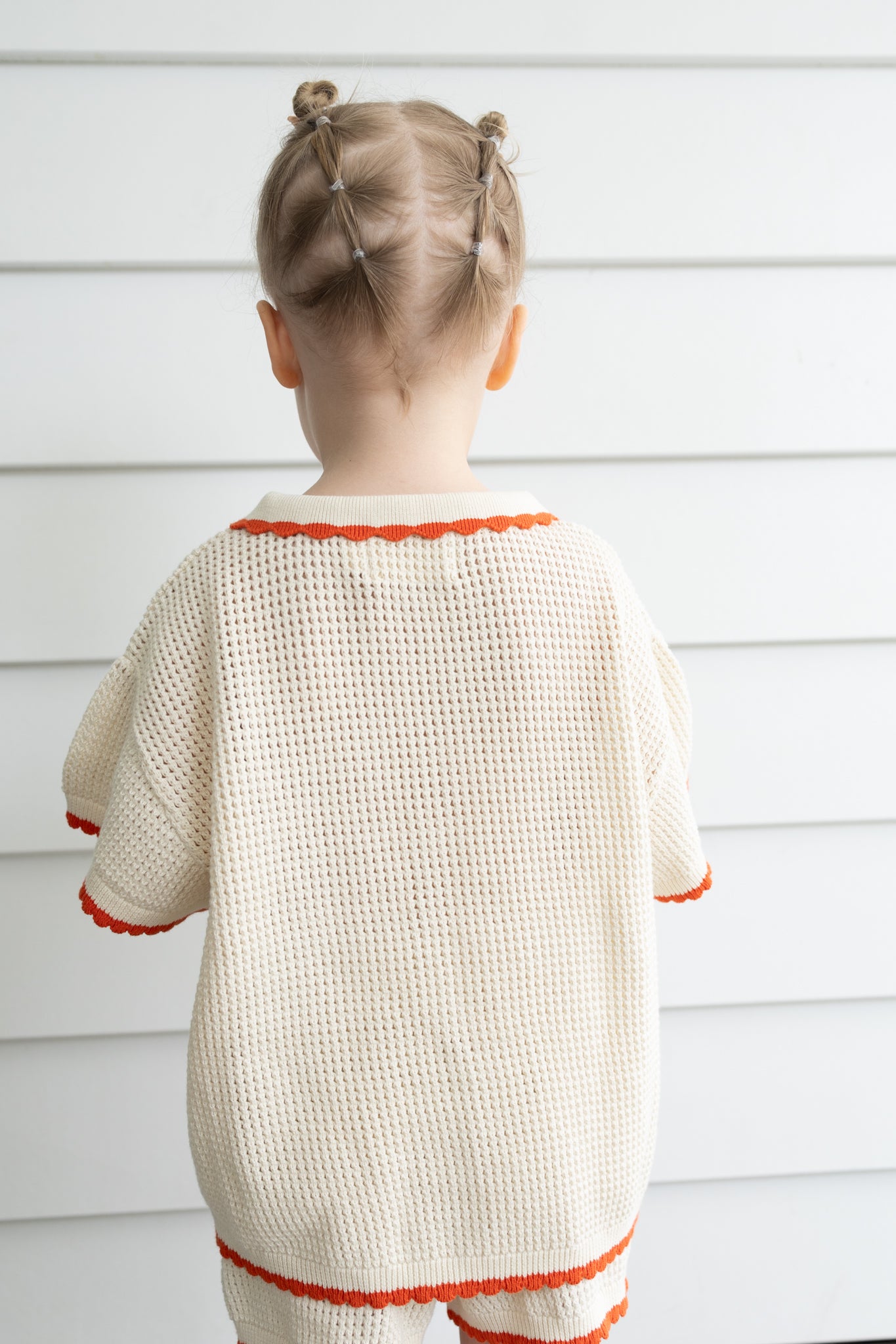 Knit Shirt - Scallop Crochet