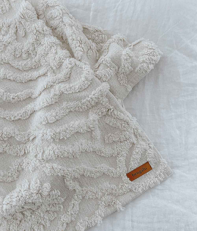 Tufted Throw - Ivory