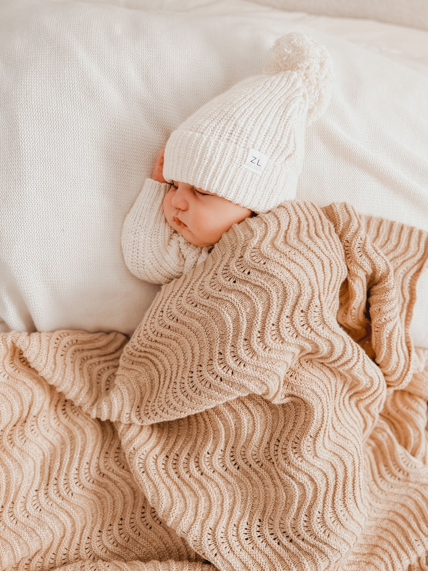 Beanie - Coconut | SIZE 1-2Y LEFT