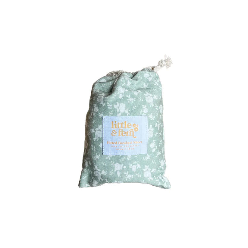 Bassinet Sheet - Rosie Sage