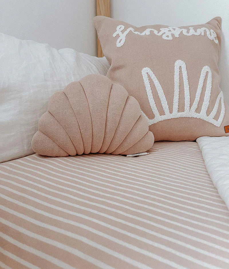 Shell Cushion | Small - Nougat