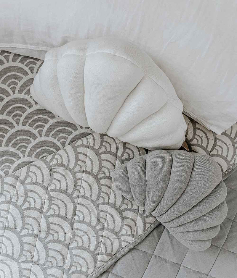Shell Cushion | Small - Mist