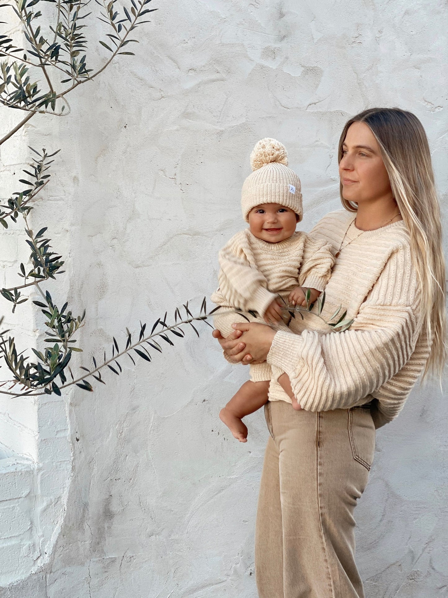 Women's Jumper - Wheat Textured