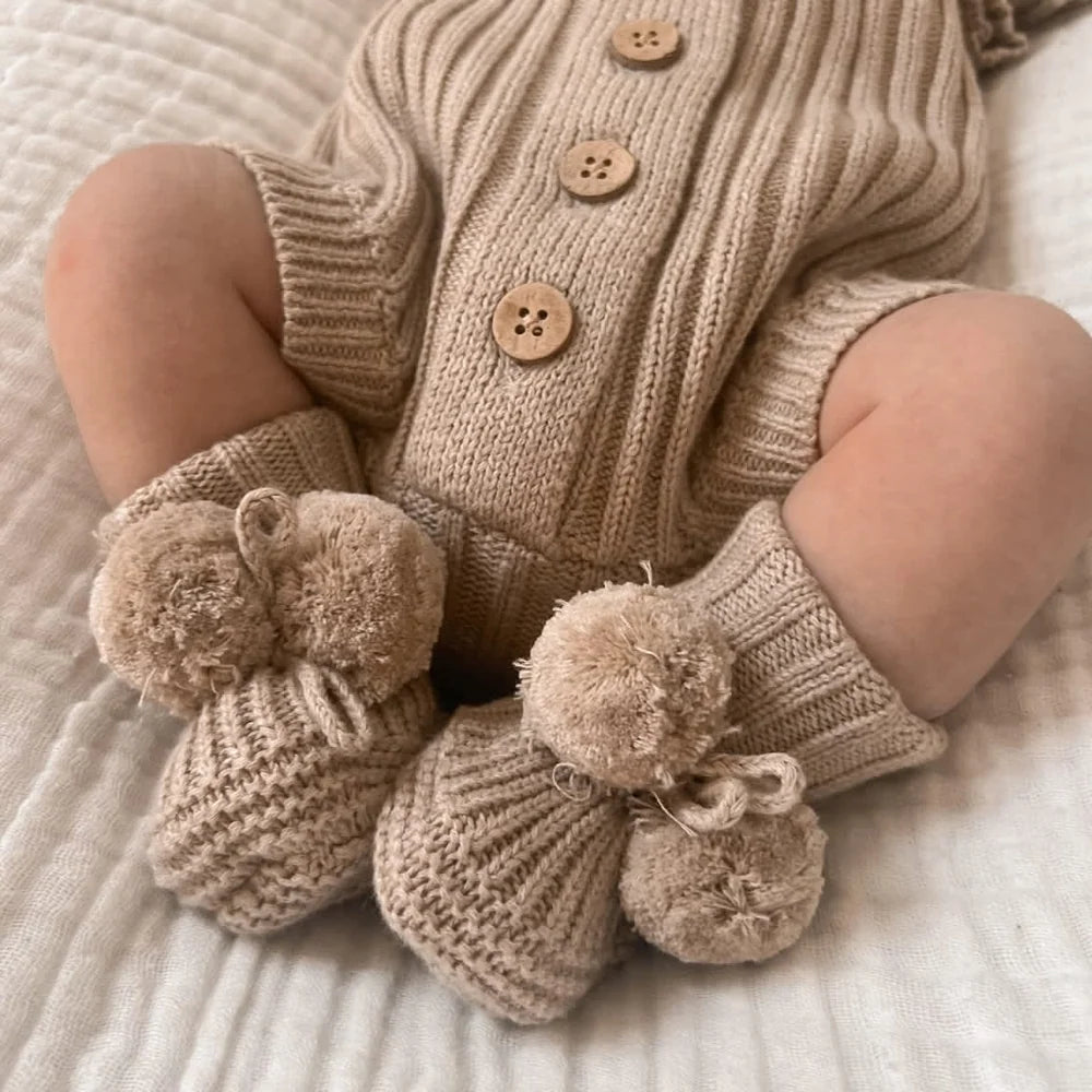 Signature Short Ribbed Romper - Oak