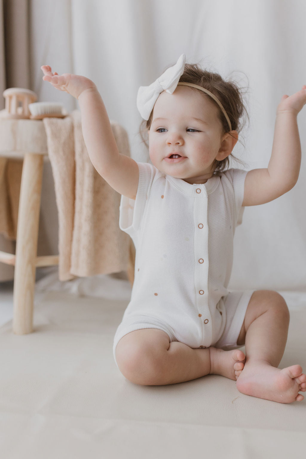 Organic Waffle Elastic Headband | 2 Pack