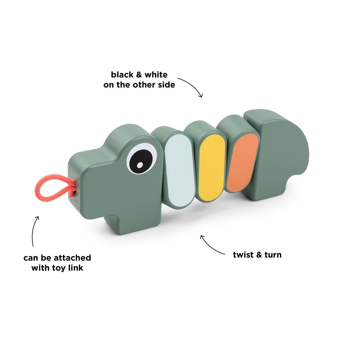 Twist and Turn Toy | Croco - Green