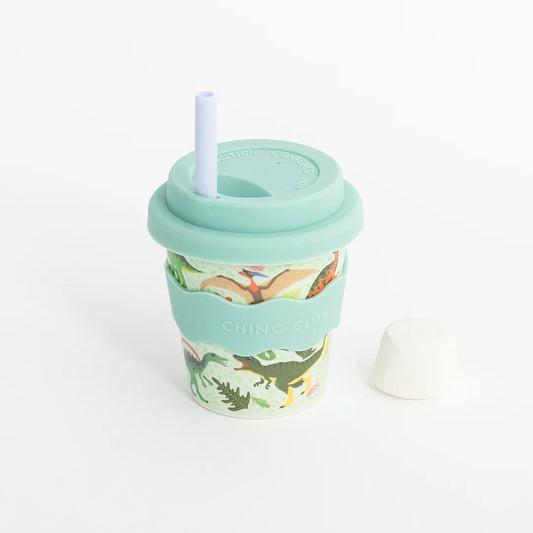 Babyccino Cup 4oz - Green Dino