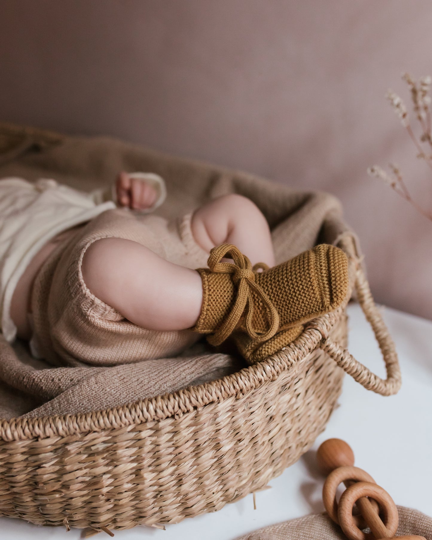 Booties - Ochre