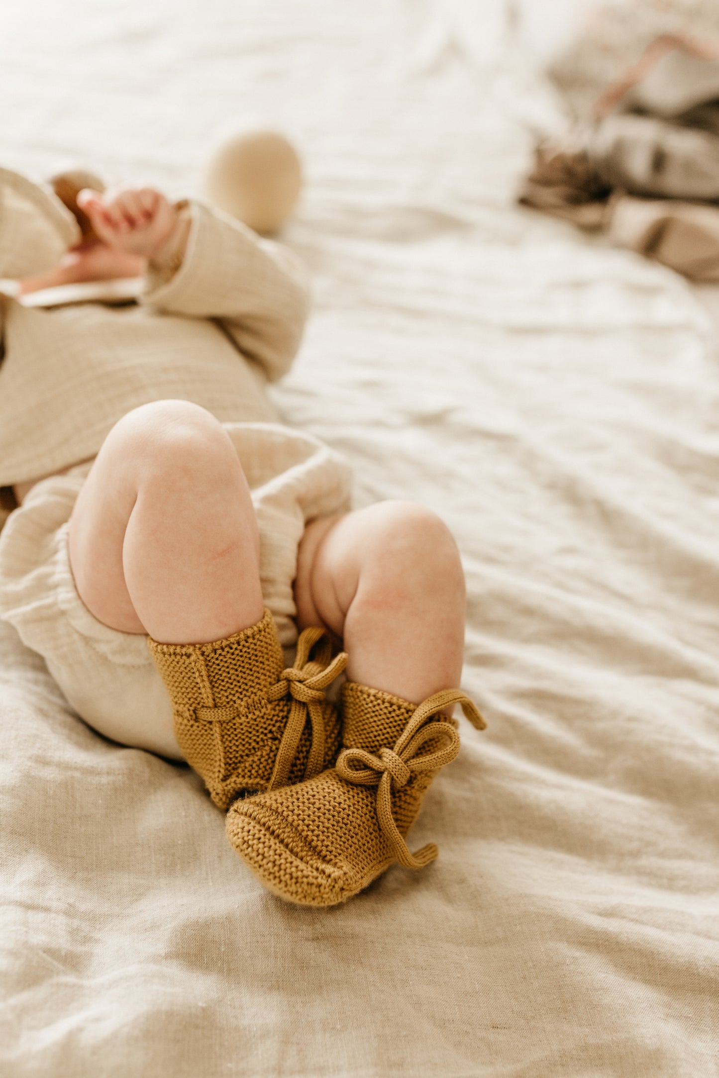 Booties - Ochre