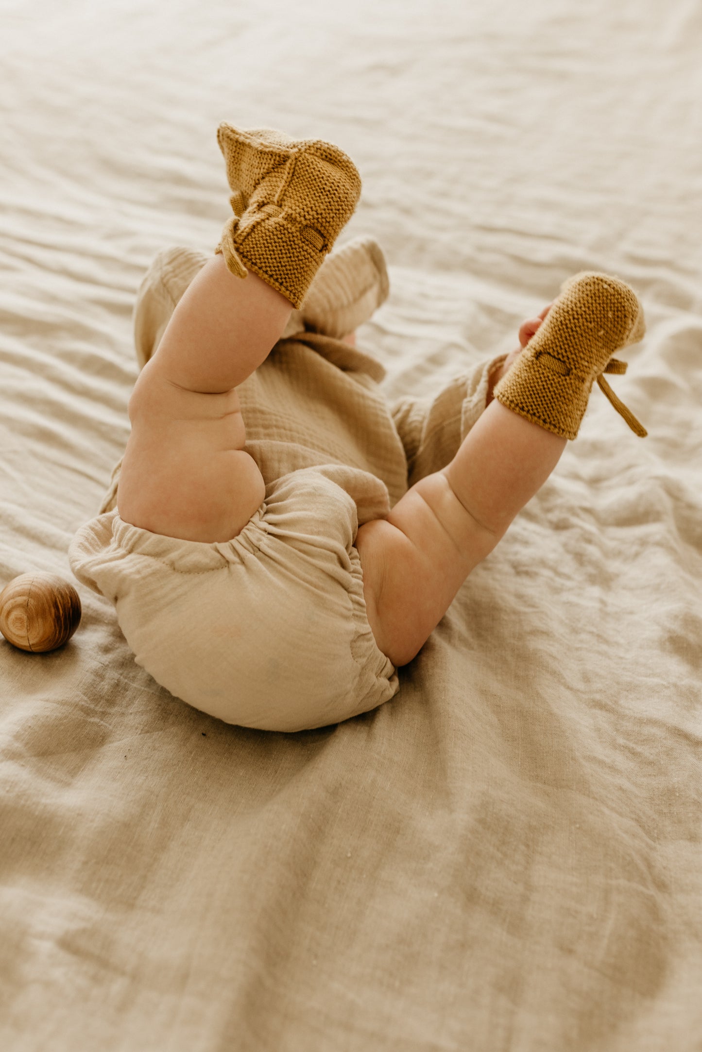 Booties - Ochre