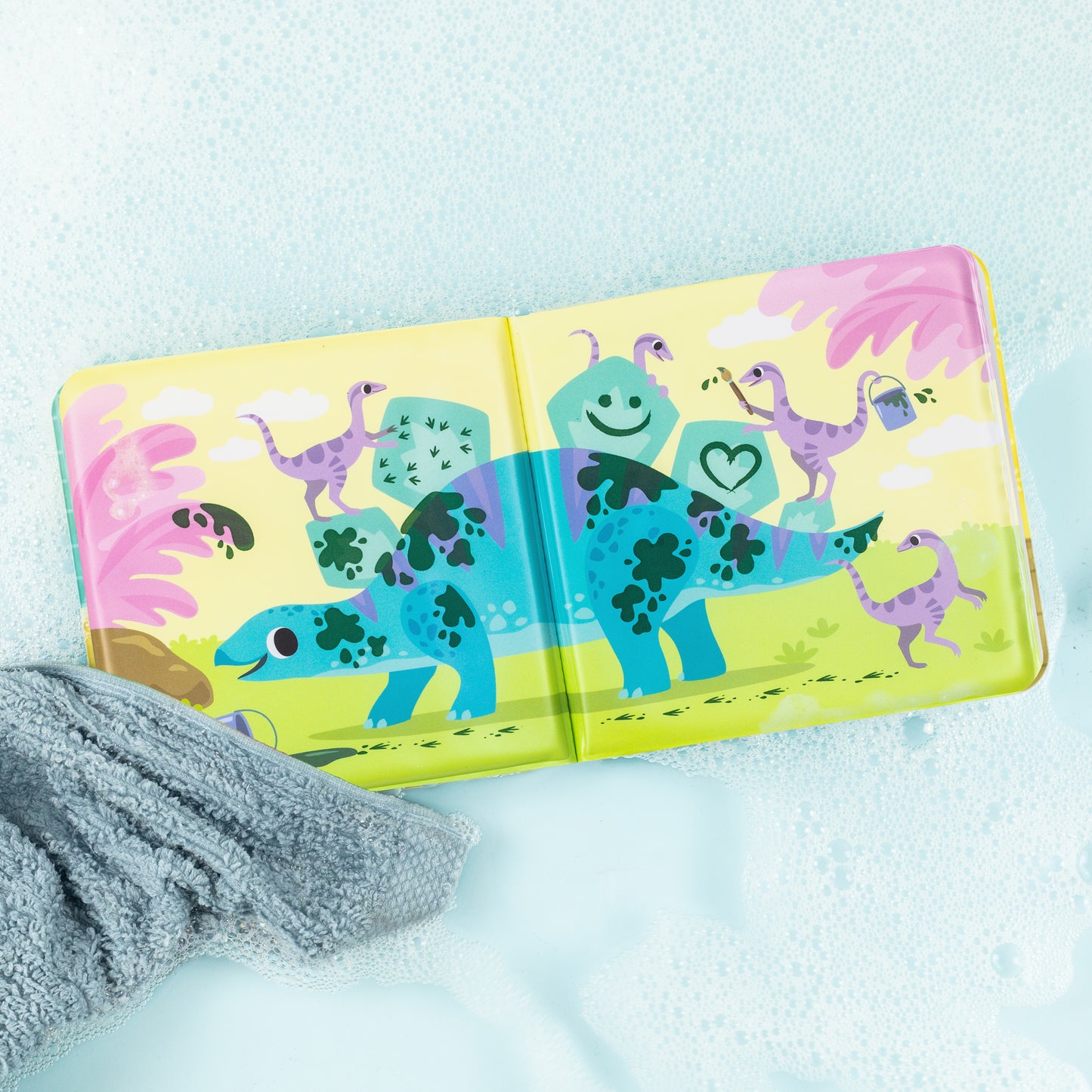 Magic Bath Book - Messy Dinosaurs