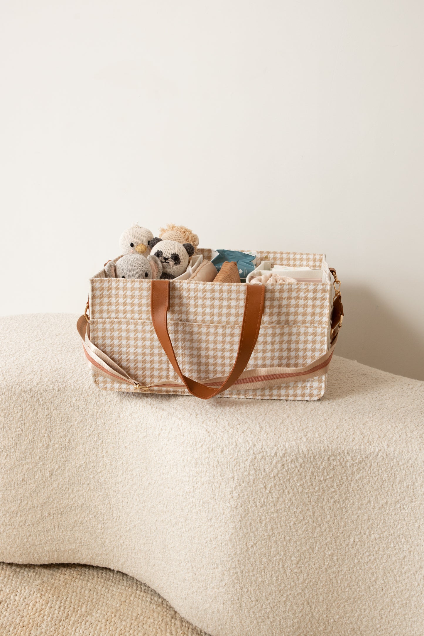 Bunnie Caddie - Houndstooth Tan