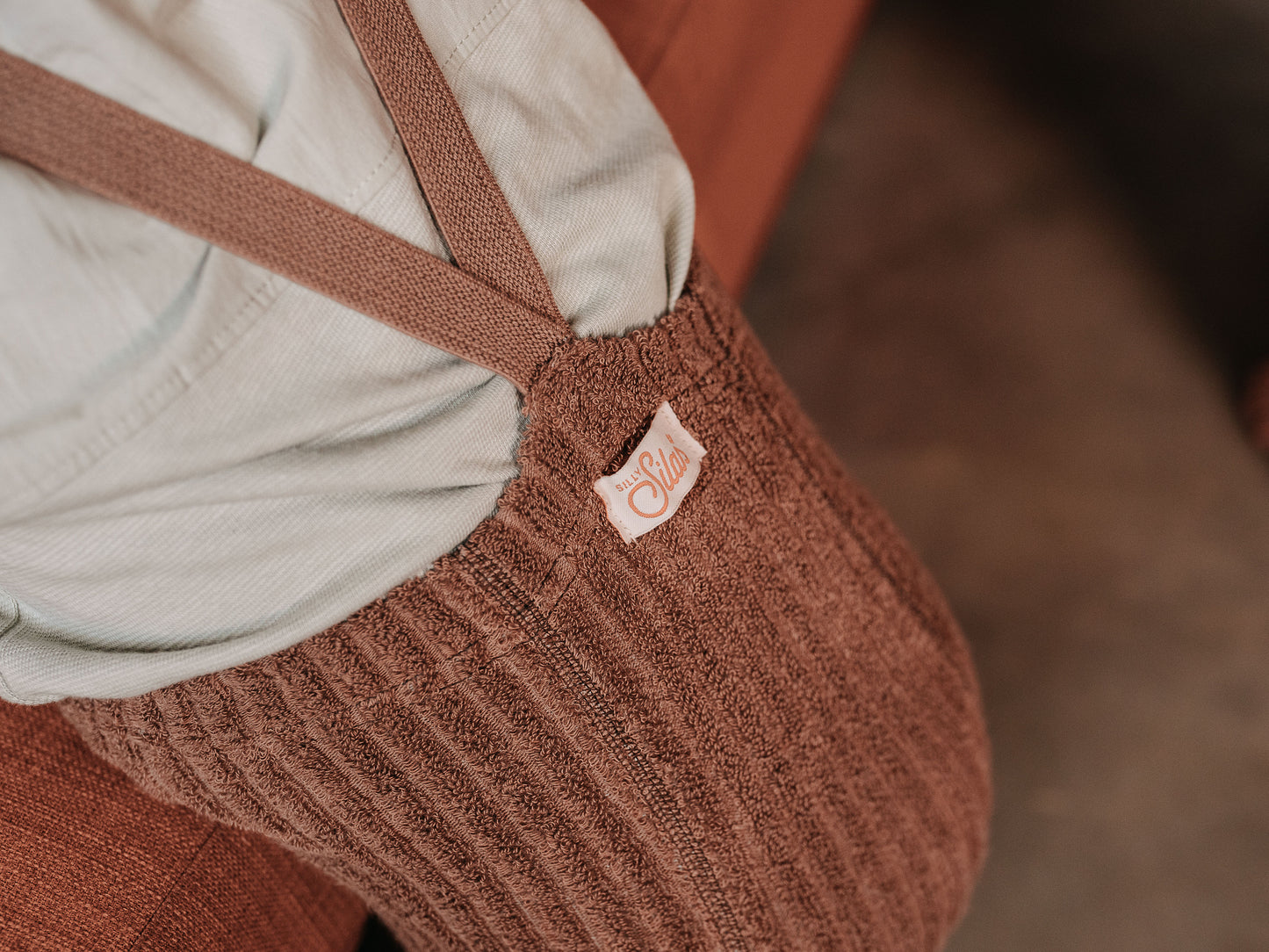 Granny Teddy Tights | Footed - Granola