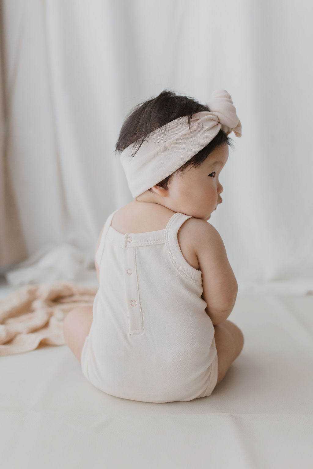 Organic Headband - Egg Shell