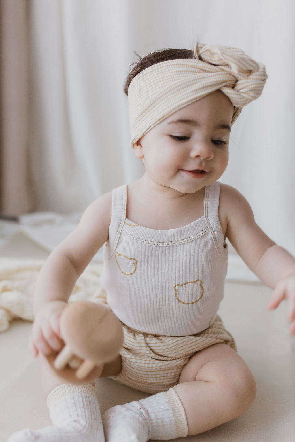 Organic Tank Suit - Boo Bear