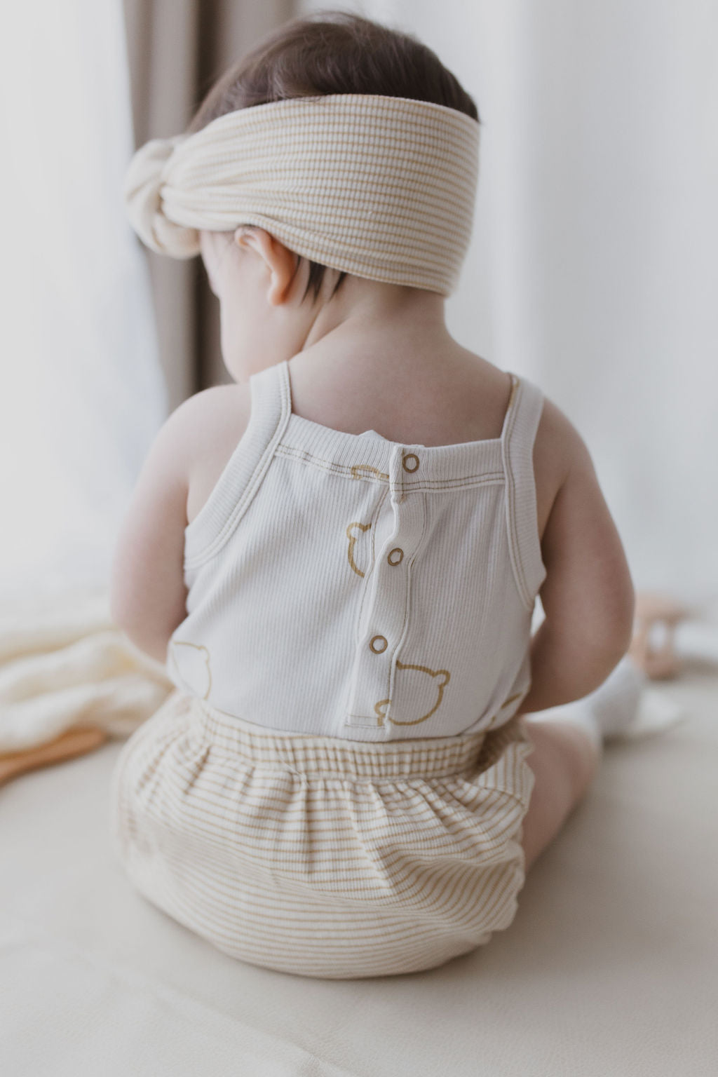 Organic Tank Suit - Boo Bear