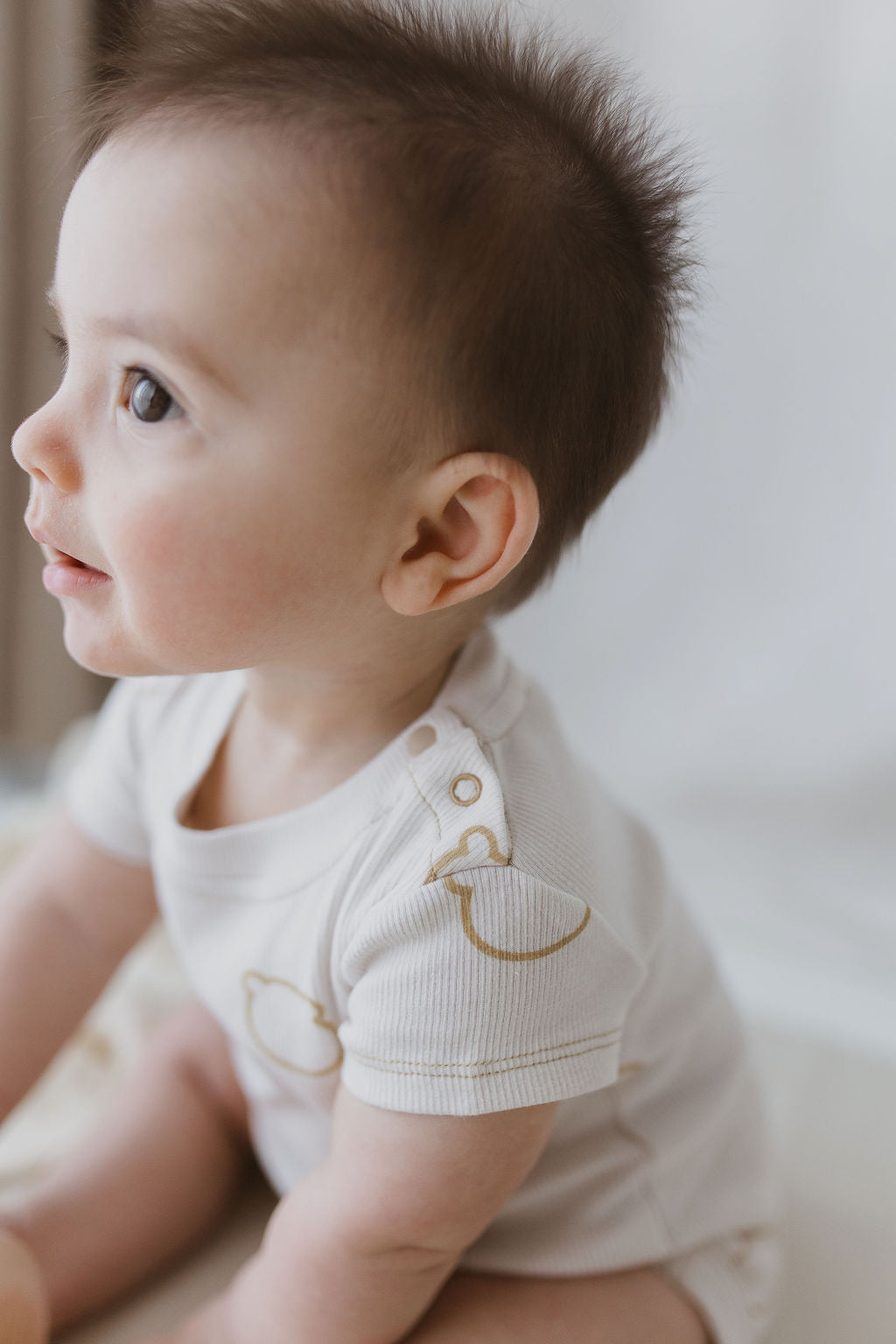 Organic S/S Classic Bodysuit - Boo Bear