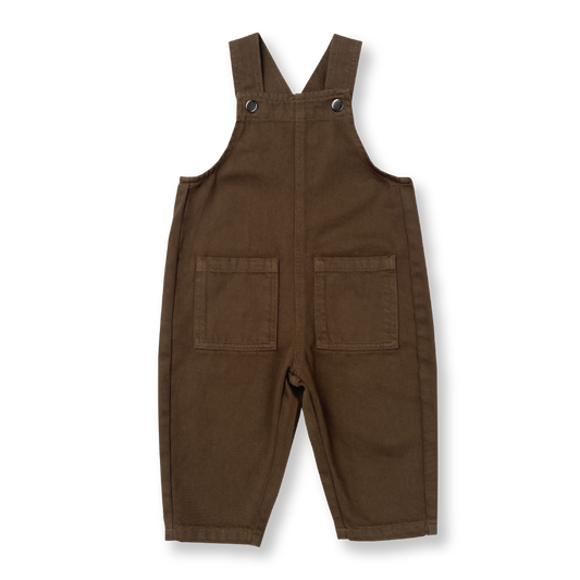 Everyday Organic Denim Overalls - Clay