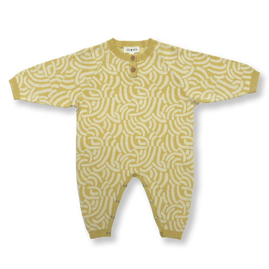 Organic Jacquard Starsuit - Twiggy