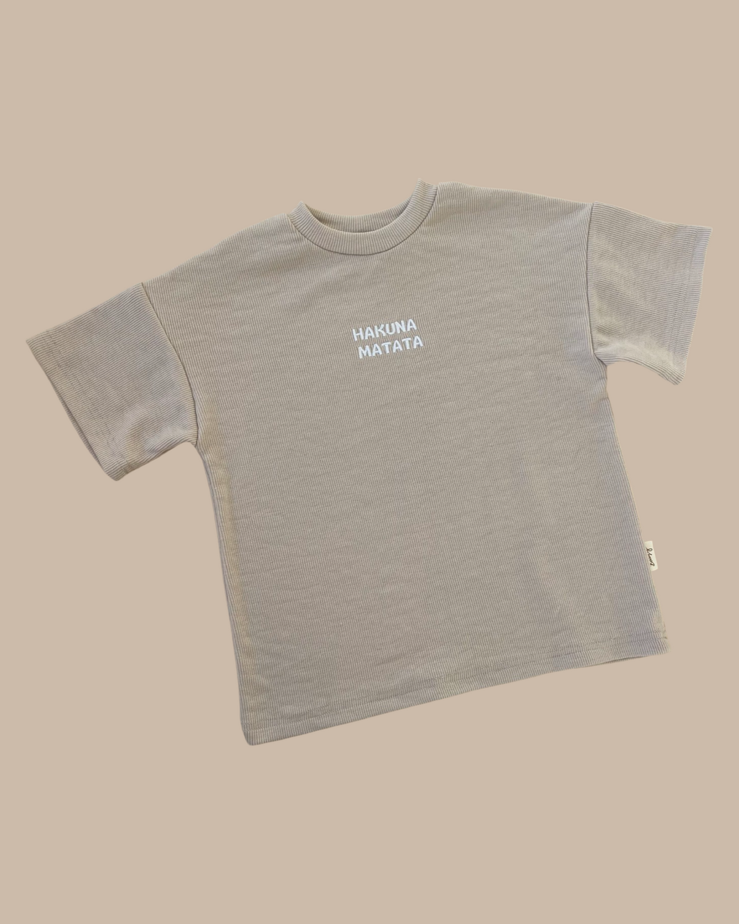 Hakuna Matata Box Tee - Peanut Butter