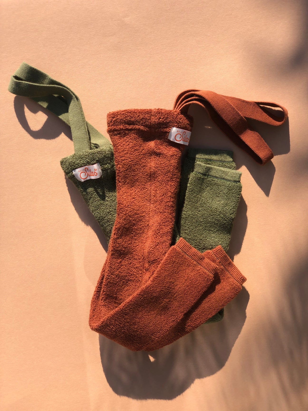 Teddy Tights | Footless - Olive