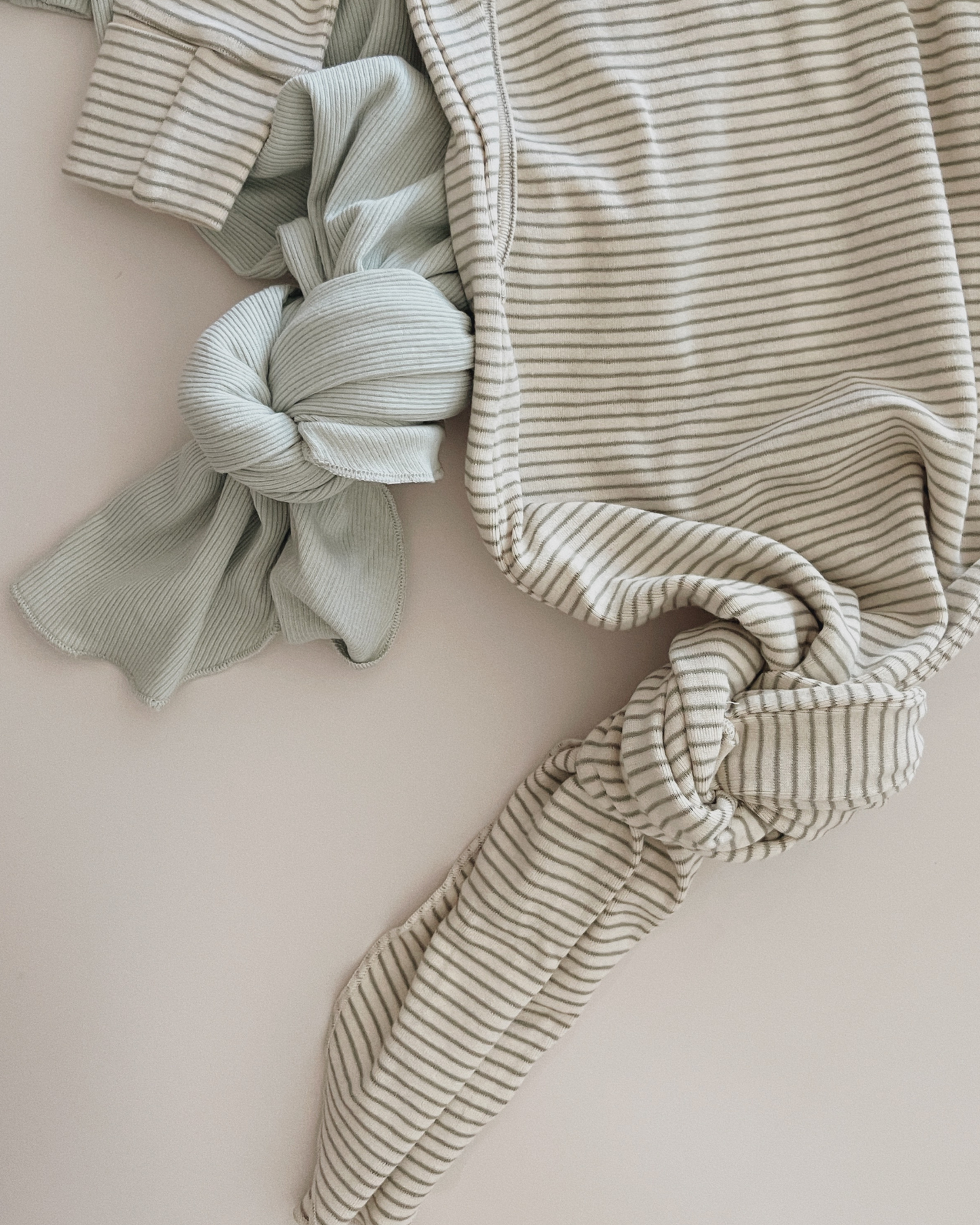 Organic Kimono Gown - Sea Mist