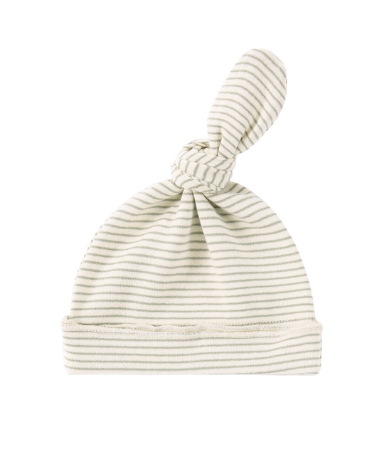 Organic Knotted Hat - Gum Leaf