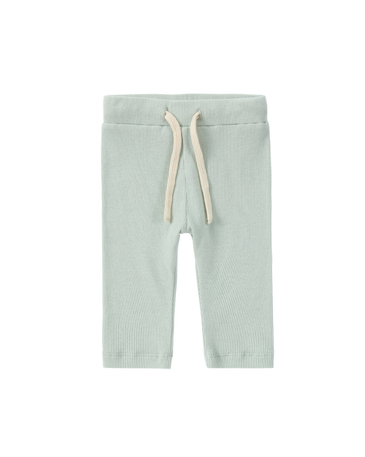 Organic Drawstring Legging - Sea Mist