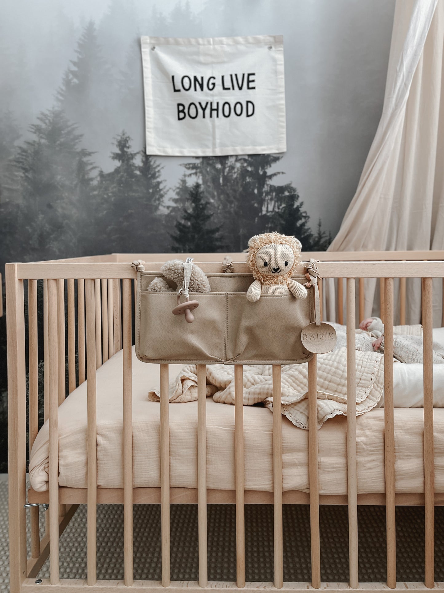 Bed Pocket | Double - Natural