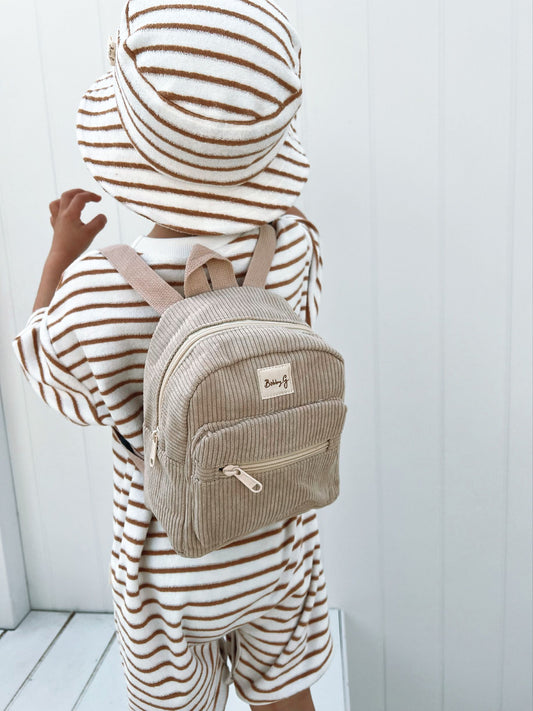 Mini Corduroy Backpack