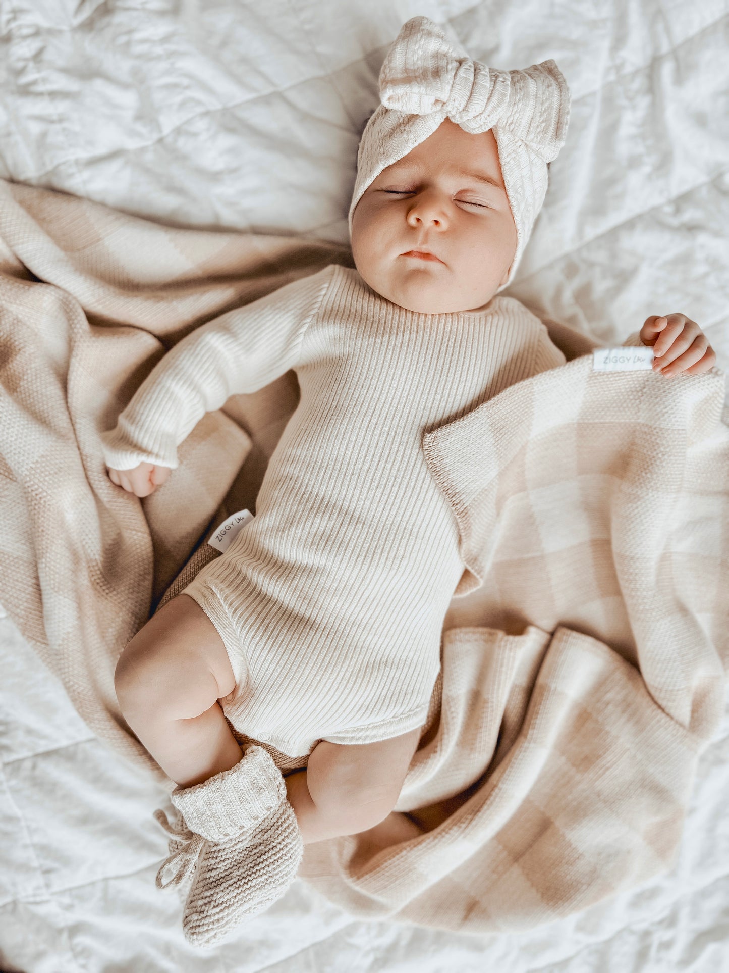 Knit Blanket - Gingham