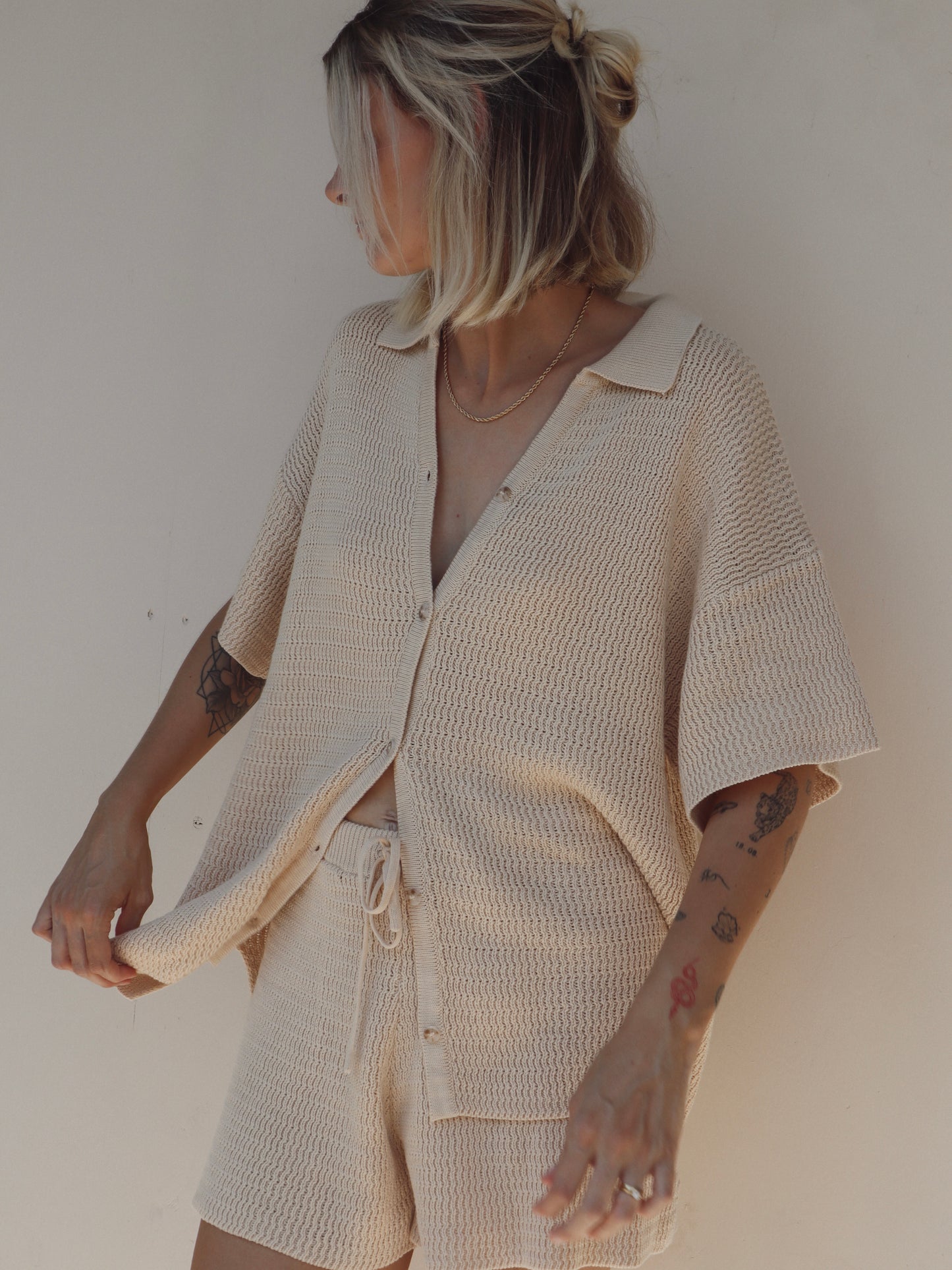 Women's Knit Top - Beech | SIZE L LEFT