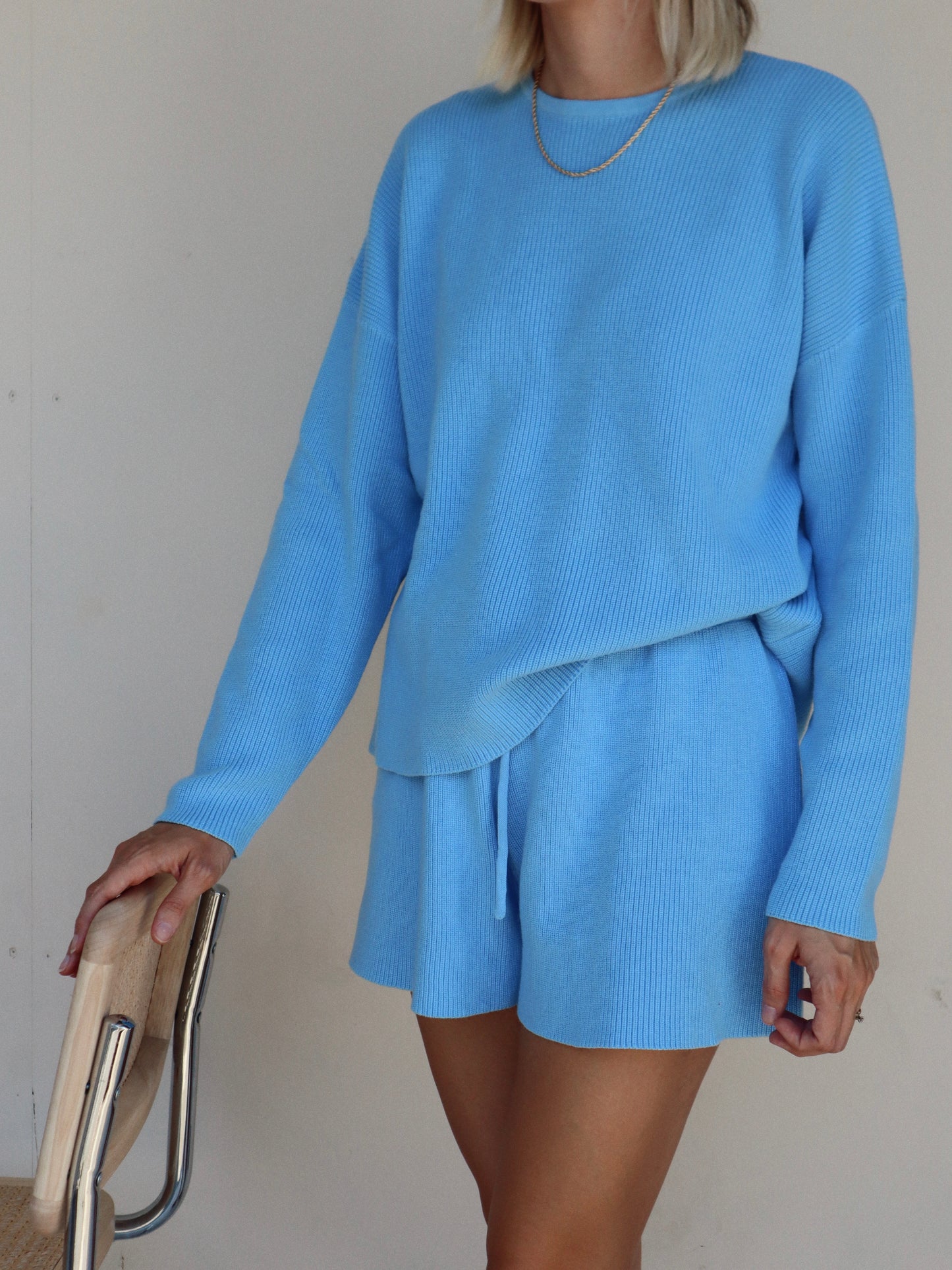 Women's Knit Shorts - River | SIZE XS LEFT