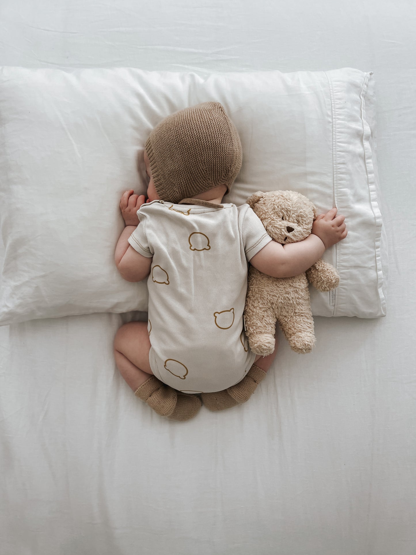 Organic S/S Classic Bodysuit - Boo Bear