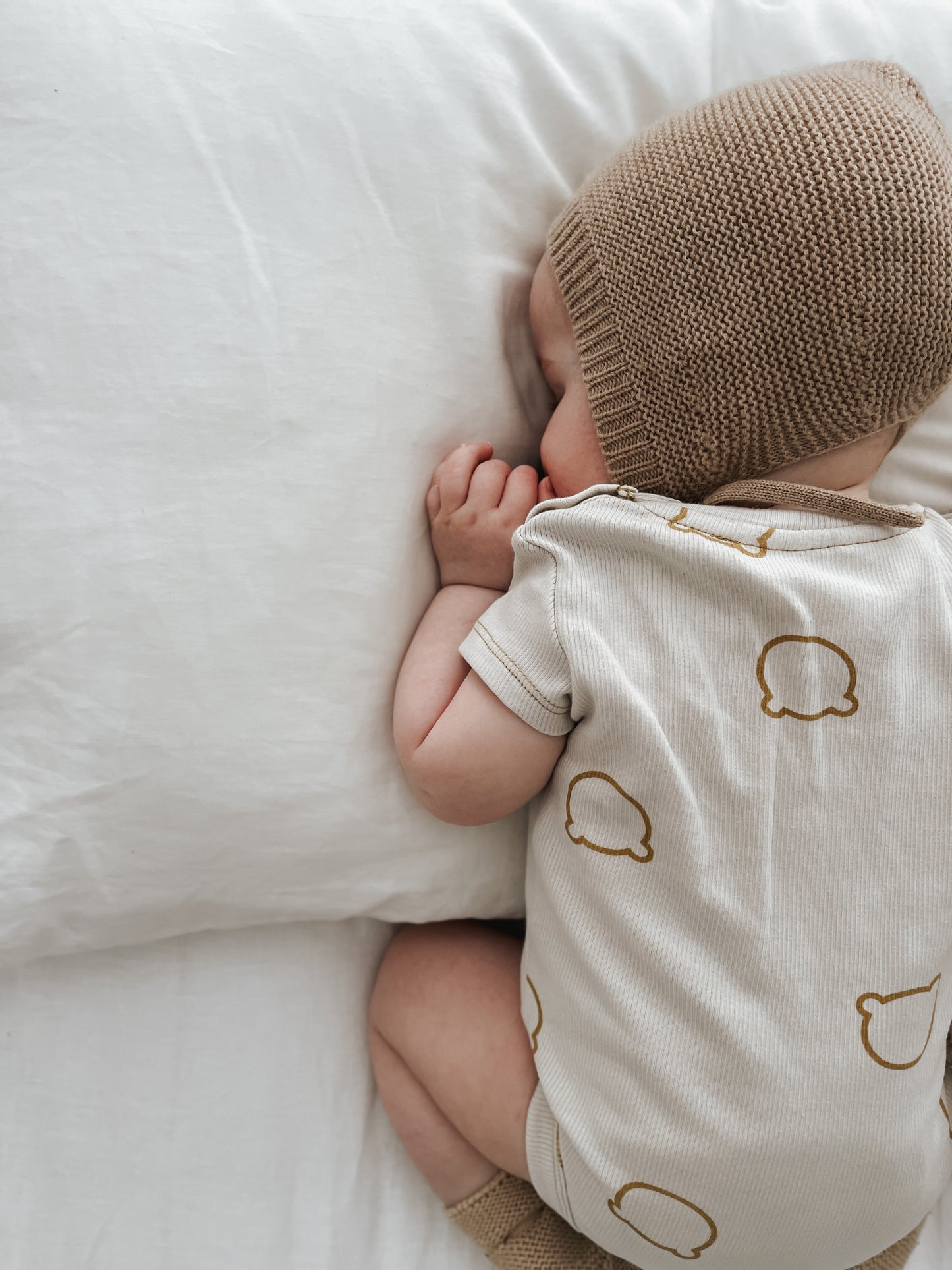 Organic S/S Classic Bodysuit - Boo Bear