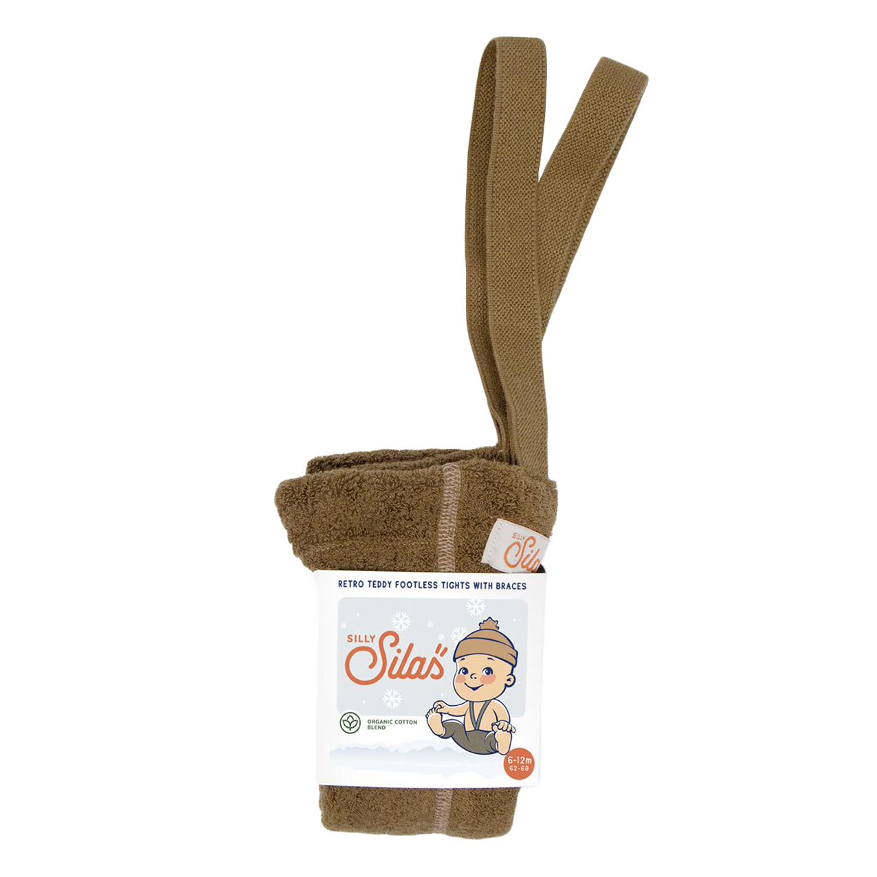 Teddy Tights | Footless - Acorn Brown