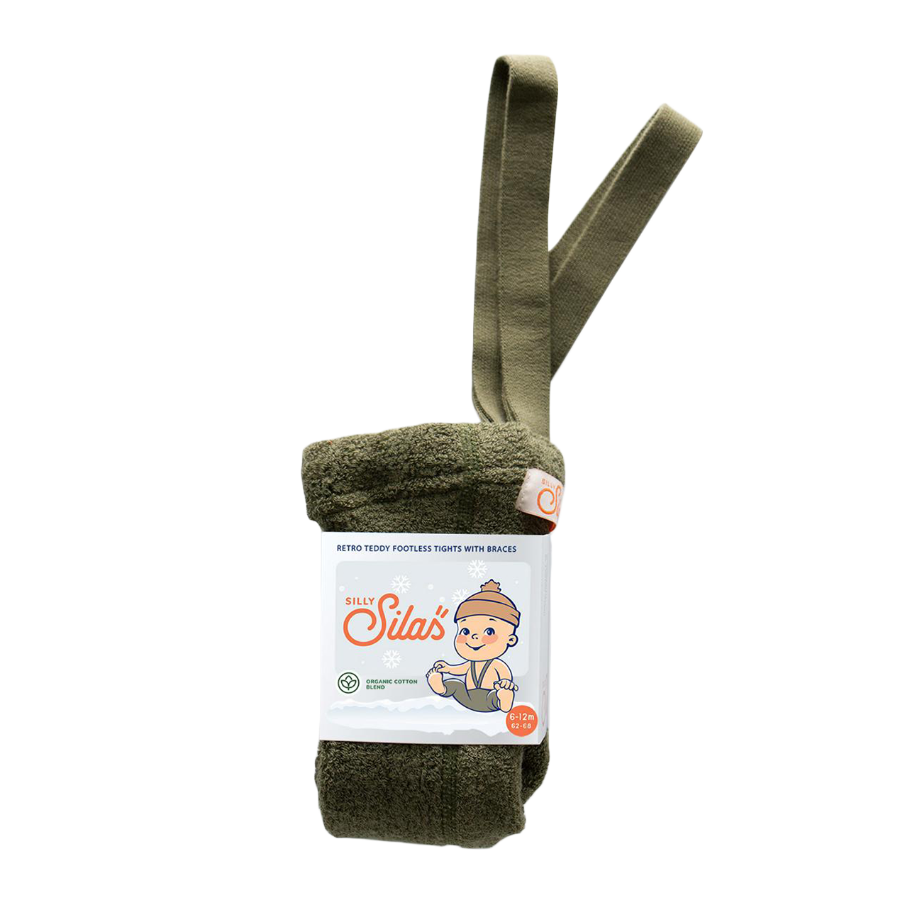 Teddy Tights | Footless - Olive