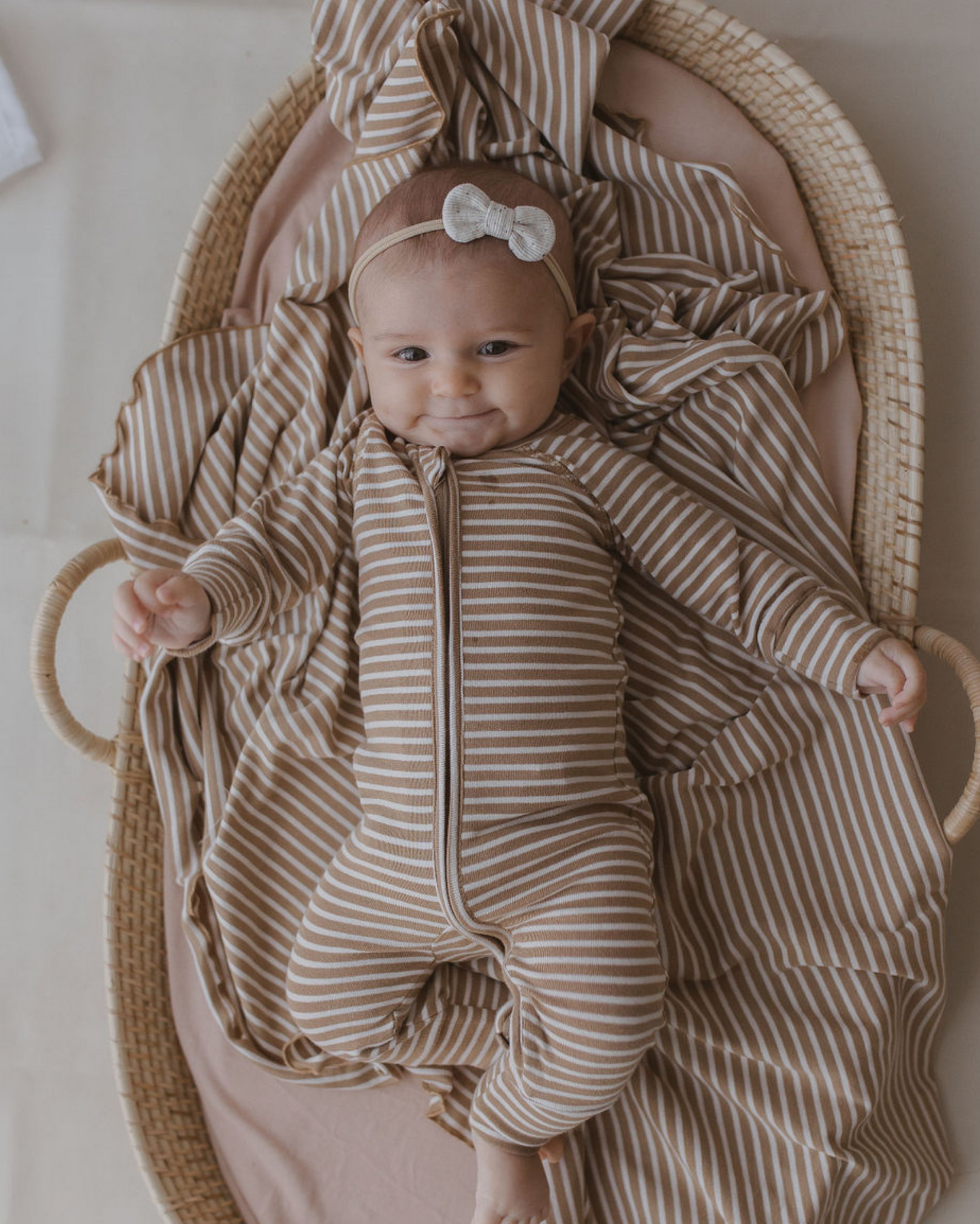 Organic Swaddle Blanket - Autumn
