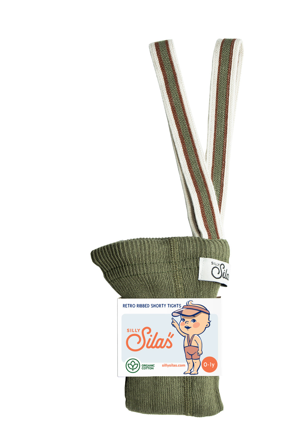 Shorty Tights - Olive Striped