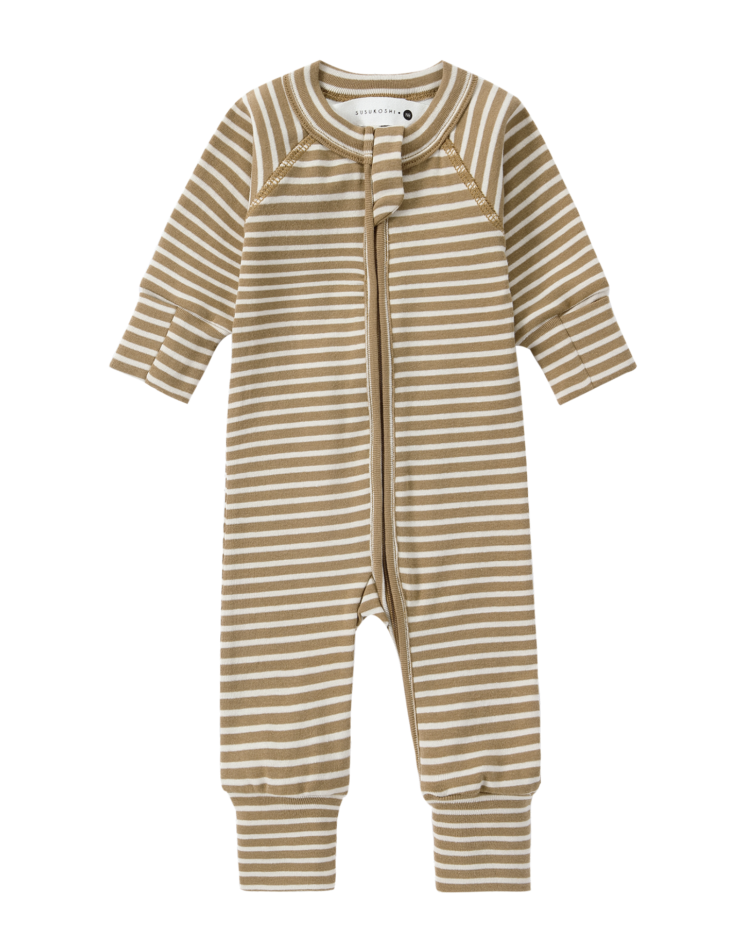 Organic Zip Growsuit - Autumn