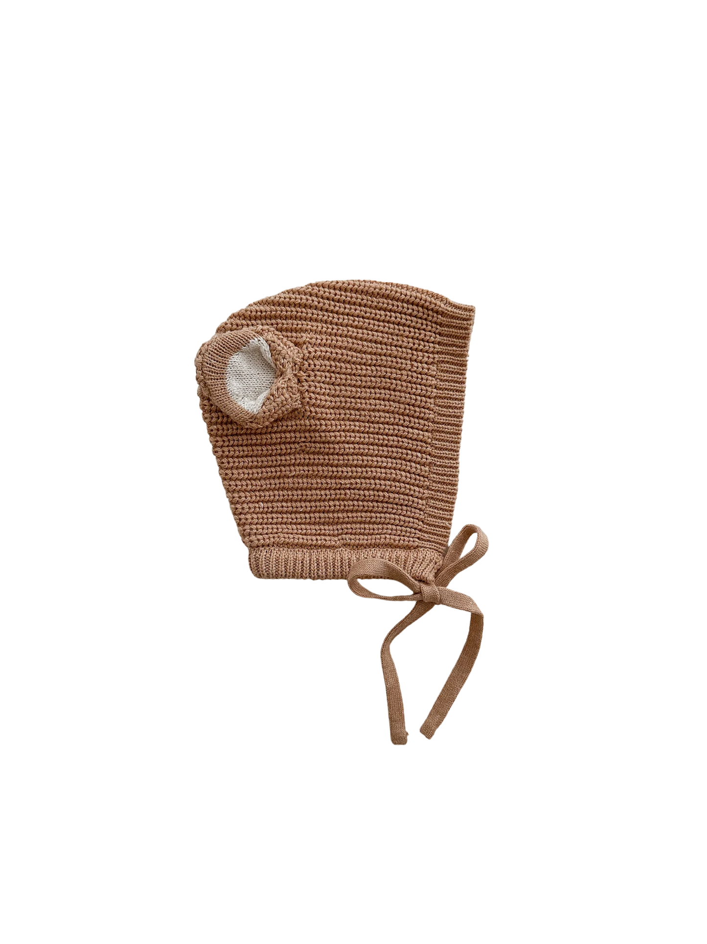 Bonnet | Bear - Maple Fleck | SIZE 3-6M LEFT
