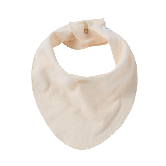 Organic Baby Bib - Egg Shell