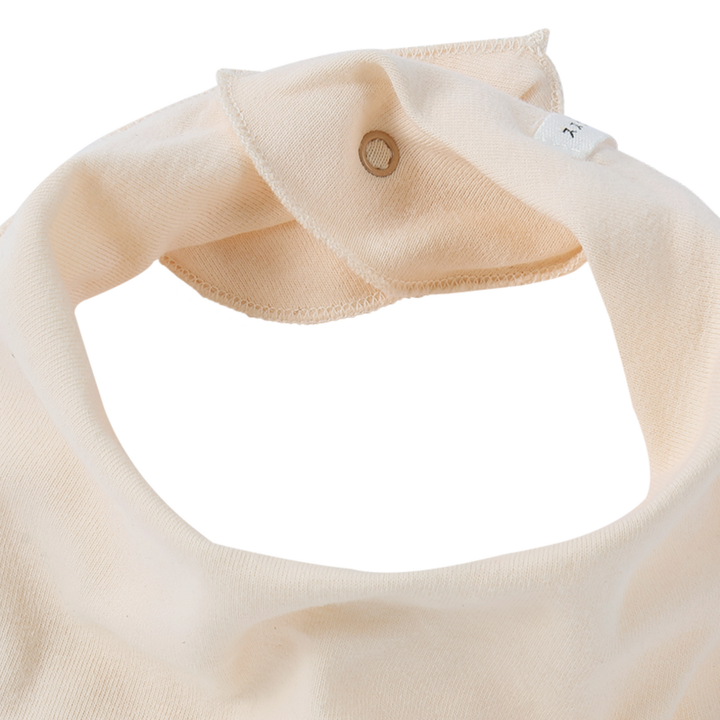 Organic Baby Bib - Egg Shell