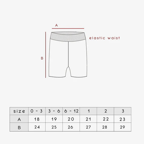 Organic Cotton Rib Knit Bike Shorts - Sage